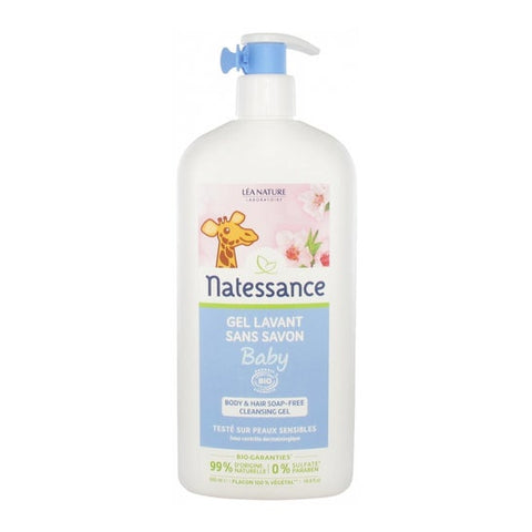 Natessance Baby natürliches Waschgel ohne Seife 500 ml