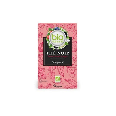 Nutrisanté Thé Noir Antioxydant Fruits Rouges Bio (20 sachets)