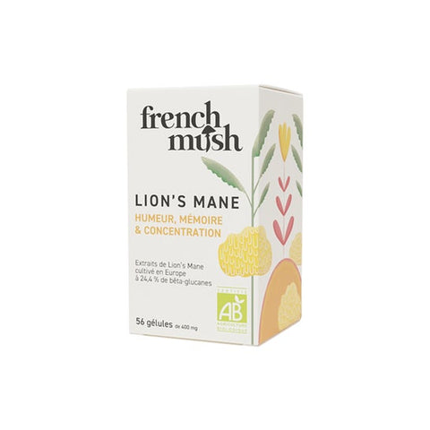 French Mush Löwenmähnen Pilz Bio 56 Kapseln
