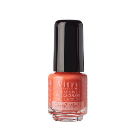 Vitry Mini Nagellack Koralle Perlmutt (4 ml)