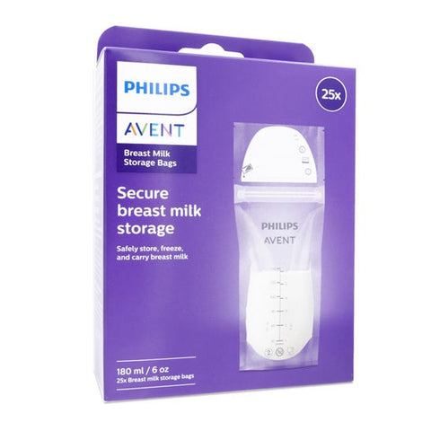 Avent Milchaufbewahrungsbeutel 180 ml, 25 Beutel
