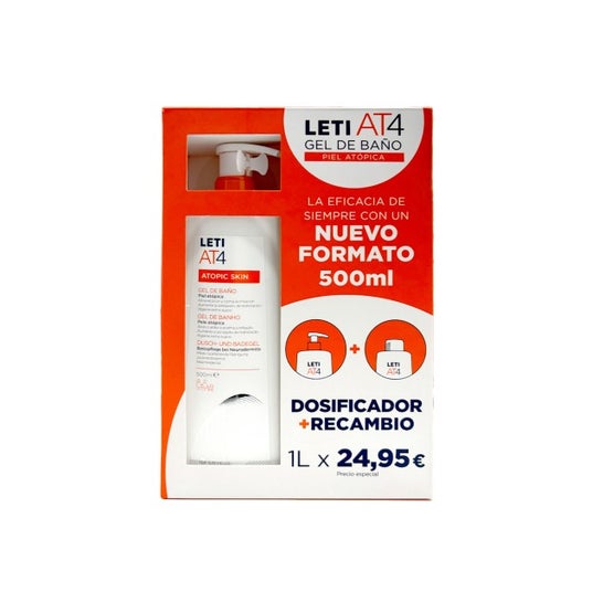 Letiat4 Gel Bain 2x500ml