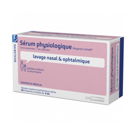 Biogaran Sérum Physio 0,9% Dose 5 ml (40)
