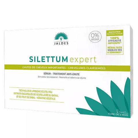 Jaldes Silettum Expert Anti-Haarausfall-Behandlung 3-Monats-Kur 3 x 40ml