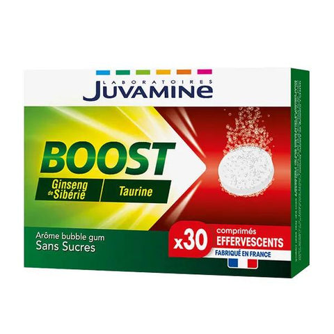 Juvamine Boost Ginseng Taurine Effervescent 30 comprimés