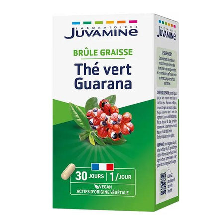 Juvamine Brûle Graisse Thé Vert Guarana 30 gélules