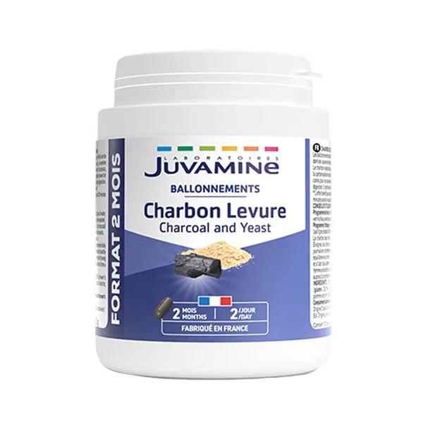 Juvamine Charbon Levure 120 gélules