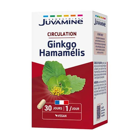 Juvamine Circulation Ginkgo Hamamelis 30 Kapseln