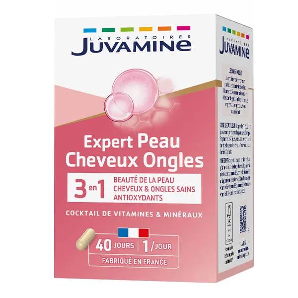 Juvamine Peau Cheveux Ongles Force + Beauté 40 gélules