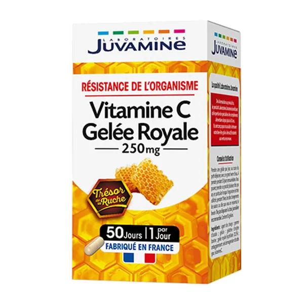 Juvamine Résistance de l'Organisme Vitamine C Gelée Royale 250mg 50 gélules