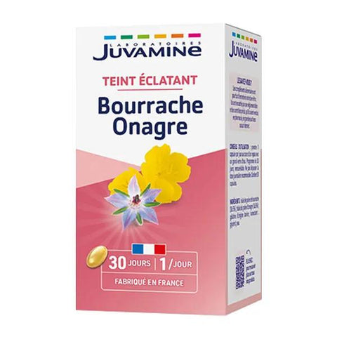 Juvamine Strahlender Teint Borretsch Nachtkerze 30 Kapseln