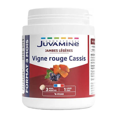 Juvamine Vigne Rouge Cassis 90 comprimés