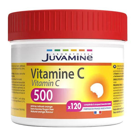 Juvamine Vitamin C 500 Familienpackung 120 Kautabletten