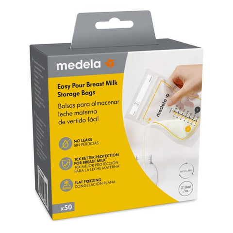 Medela Sachets de conservation du lait maternel Easy Pour 50 unités