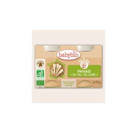Babybio Petits Pots Panais Bio dès 4 Mois 2x130g