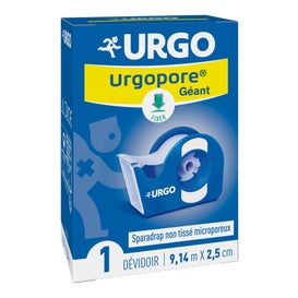 Urgo Urgopore Riesen-Heftpflaster mit Spender 9,14m x 2,5cm