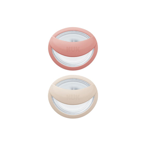 Nuk Schnuller Mommyfeel 0-6m Blush 2 Stück