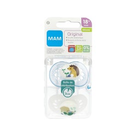 MAM Original Sucettes Silicone +18M Animaux 2 Unités