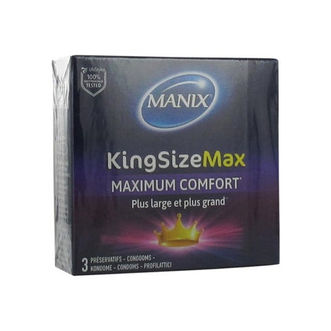 Manix Préservatifs King Size Maximum Comfort (3 pièces)