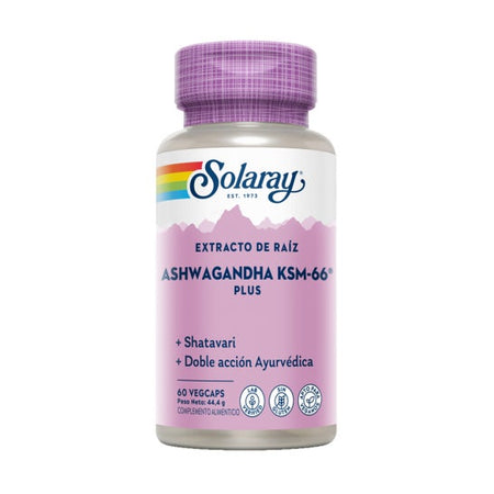 Solaray Ashwagandha KSM-66 Plus 60 gélules végétales