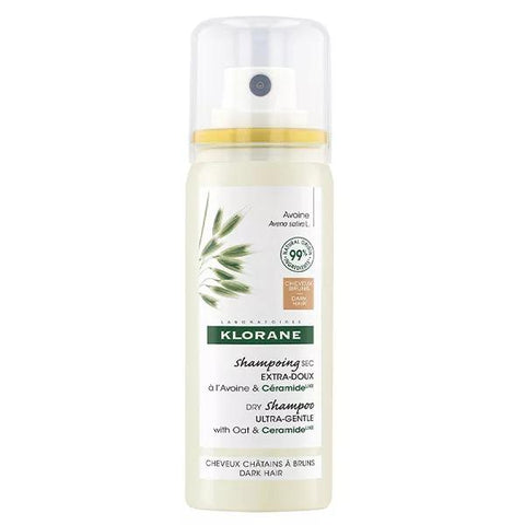 Klorane Hafer & Ceramiden Trockenshampoo Braunes Haar 50ml