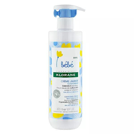 Klorane Bébé Calendula Crème Lavante Cold Cream 500ml