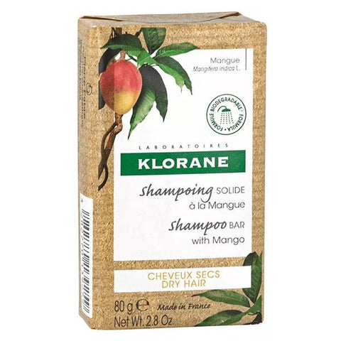 Klorane Beurre de Mangue Shampoing Solide Nutrition (80 g)
