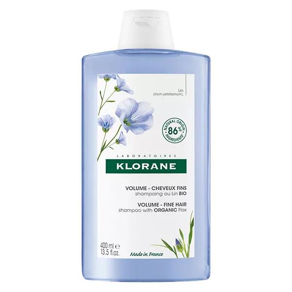 Klorane Lin Shampoing Volume Cheveux Fins Bio (400 ml)