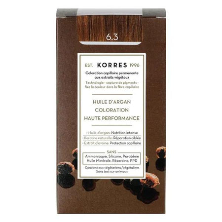 Korres 6.3 BLOND MIEL DORÉ Coloration - Argan