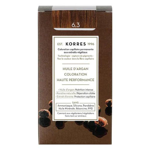 Korres 6.3 GOLDEN HONEY BLOND Coloration - Argan
