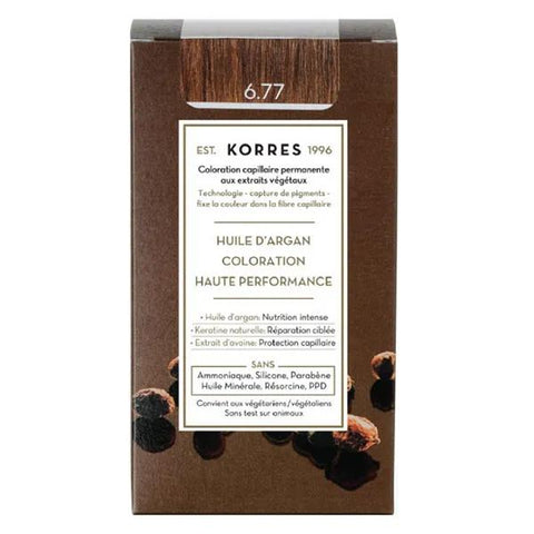 Korres Arganöl Advanced Coloration 6.77 Gianduja (1 Stück)
