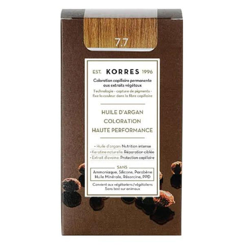 Korres Dauerhafte Haarfarbe Blond Braun 7.7