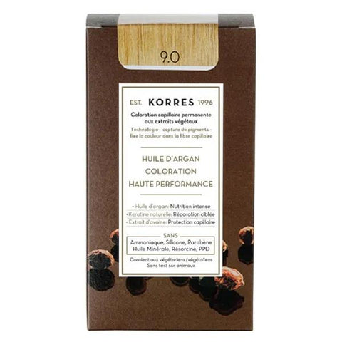 Korres Dauerhafte Haarfarbe Hellblond 9.0
