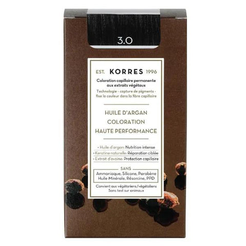 Korres Haarfarbe Dunkelbraun Nat3.0