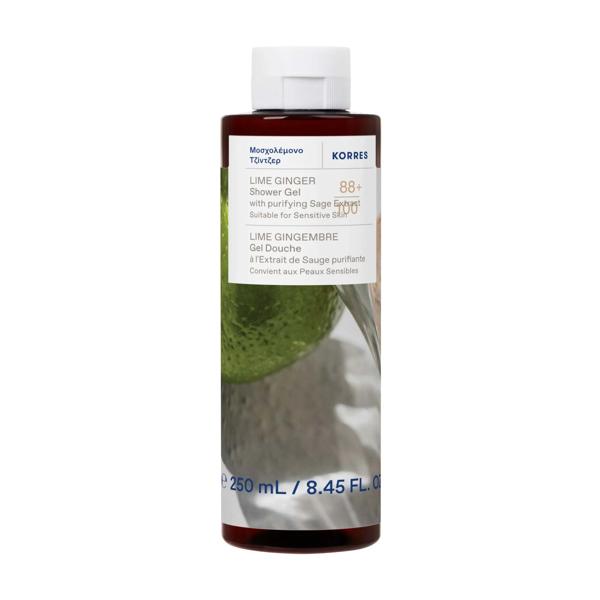 Korres Gel douche Gingembre Lime 250ml