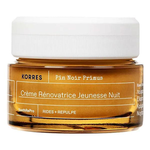 Korres PIN NOIR PRIMUS Nachtcreme 40ml - Jugendlich Erneuernd