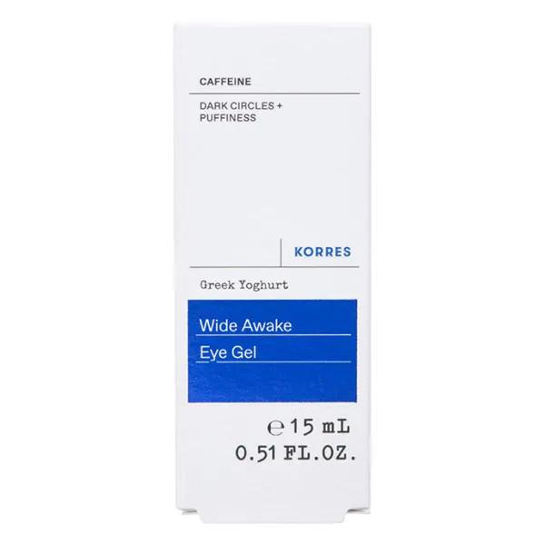 Korres Yaourt Grec Gel Contour Yeux Éveil Regard Roller 15ml
