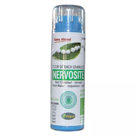 Kosmeo Complexe Fleurs de Bach 0% Alcool Nervosité Bio - 120 granules