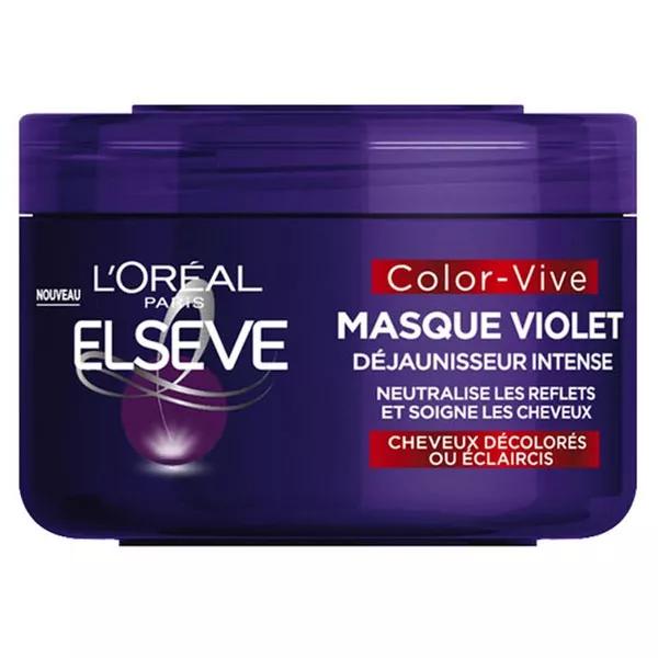 L'Oréal Elsève Color-Vive Masque Violet Déjaunisseur Intense (250 ml)