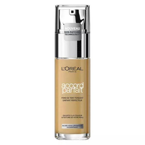 L'Oréal Paris Accord Parfait Fond de Teint Fluide N°3.D Beige Doré 30 ml