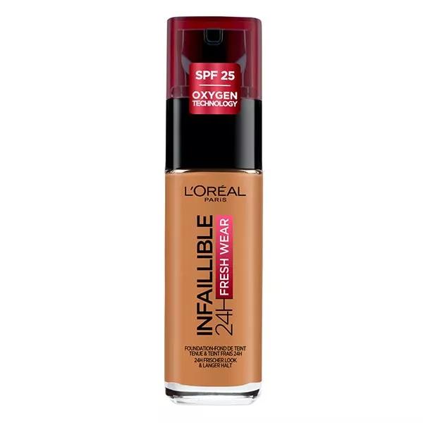 L'Oréal Paris Infaillible 24h Fresh Wear Fond de Teint Fluide N°330 Noisette 30ml
