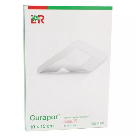 L&R Curapor Chirurgischer Wundverband 10 x 15cm 10 Stück