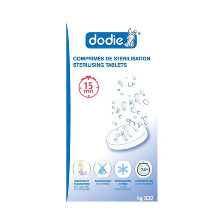Dodie Comprimés De Stérilisation À Froid 32 Comprimés