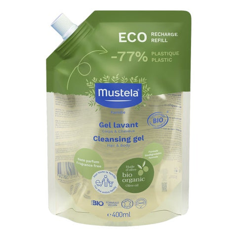 Mustela Gentle Cleansing Gel Organic (400 ml)