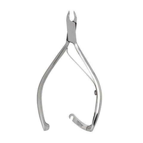 Vitry Nagelhautzange aus mattem Edelstahl mit Verschluss, 12 cm