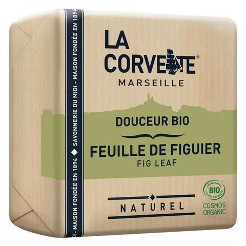 La Corvette Marseille Organic Soap Fig Leaf 100g