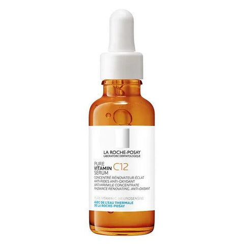 La Roche Posay Pure Vitamin C12 Sérum Visage Anti-Rides Anti-Oxydant Eclat 30ml