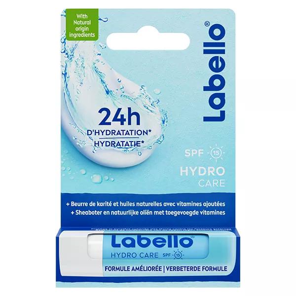 Labello Stick Soin des Lèvres Hydratant Huiles naturelles Hydro Care (4,8g)