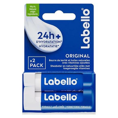 Labello Lippenpflegestift Hydratant Protect+ (2 x 4,8 g)