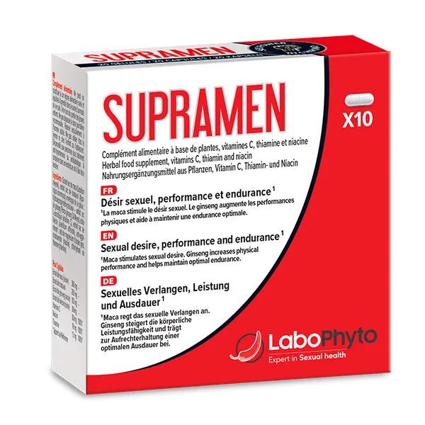 Labophyto SUPRAMEN - stimulant sexuel rapide - 10 gélules